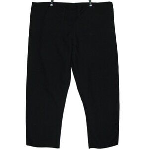 Fundalmentals Scrubs Pants Unisex XXL x 32" by White Swan Black Drawstring Cargo